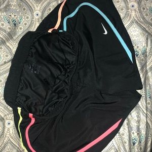 Neon Nike shorts